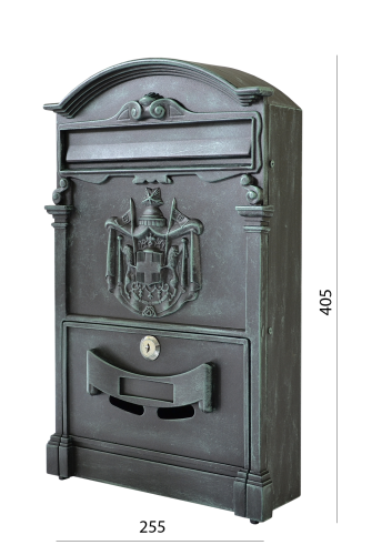 Poštovní schránka H 405 x L 255 x W 90 mm